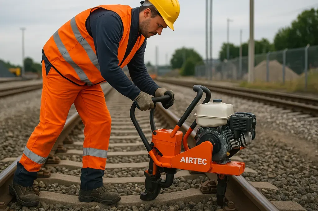 Zakrętarki kolejowe Airtec – siła i precyzja na torach