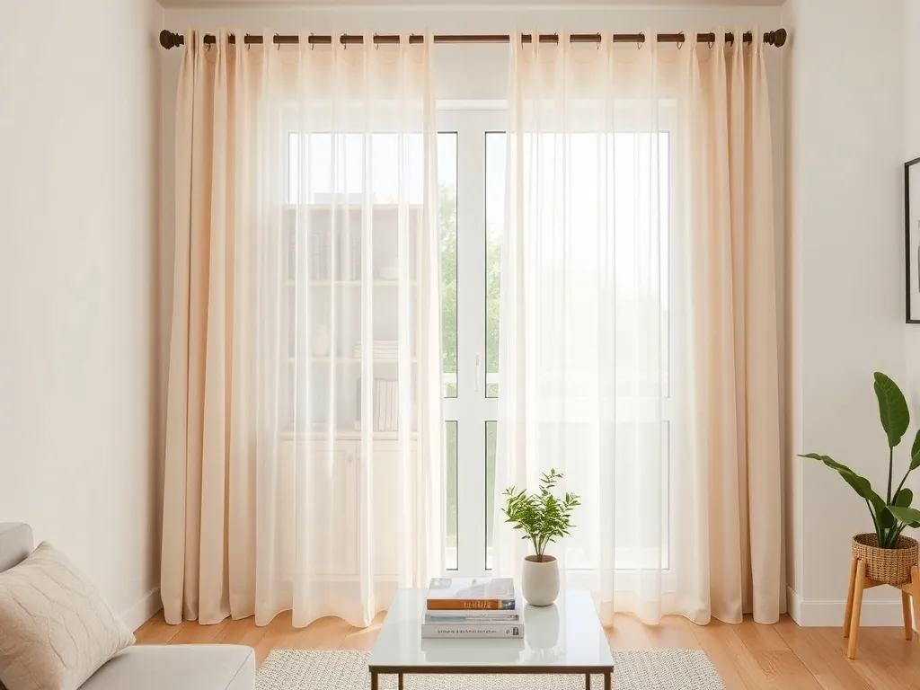 Firany gotowe w małych wnętrzach – jak optycznie powiększyć przestrzeń